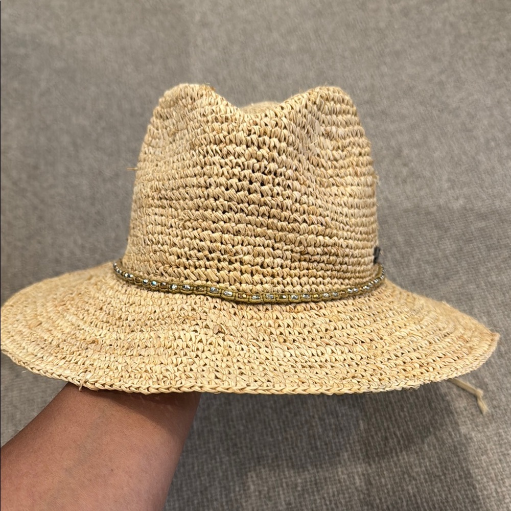 Stylish Tan Straw Hat for Women